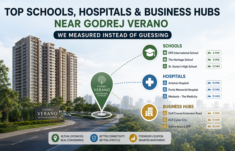 Schools, Hospitals & Business Hubs Near Godrej Verano