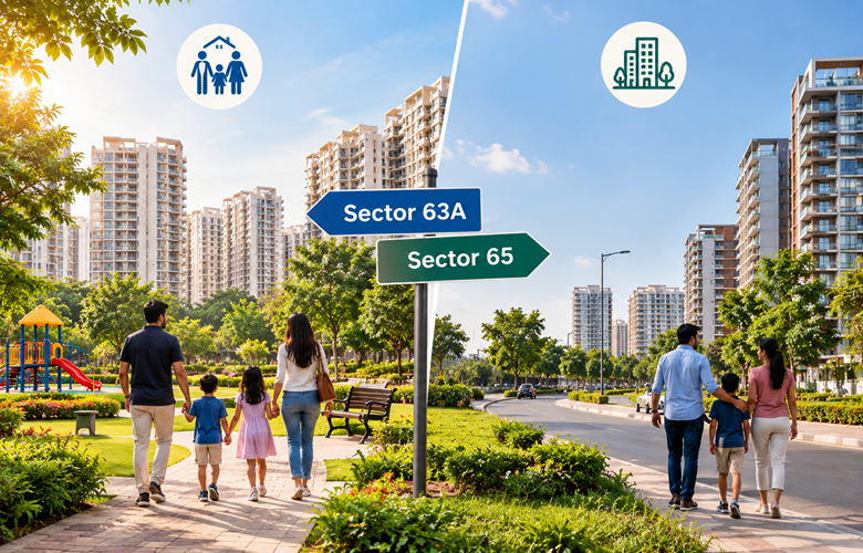 Sector 63A or Sector 65 Gurgaon: Better for Families?